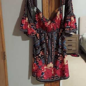 Flying Tomato floral Dress sz 12